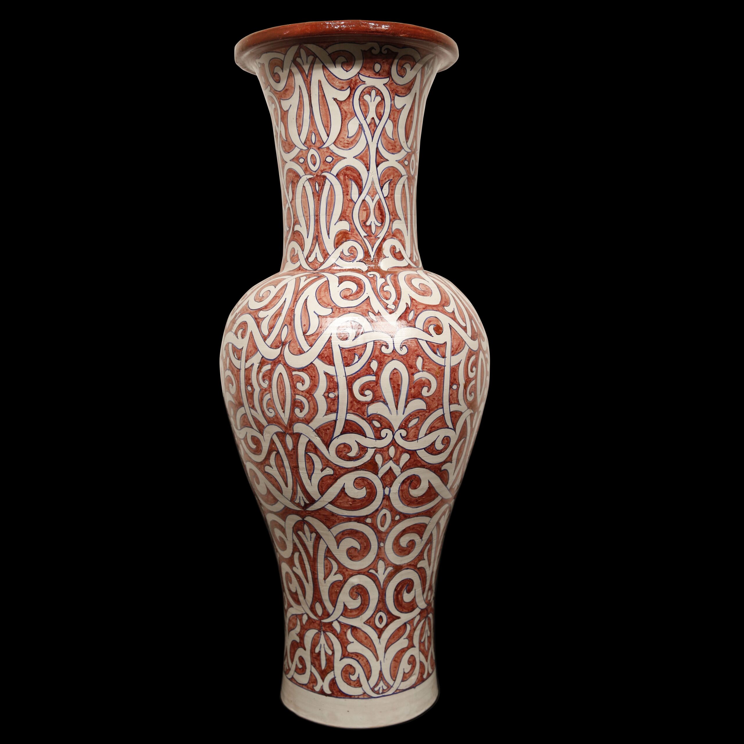 6-ANFEMO-105 Vasi anfore ceramica dipinta a mano design personalizzato milano