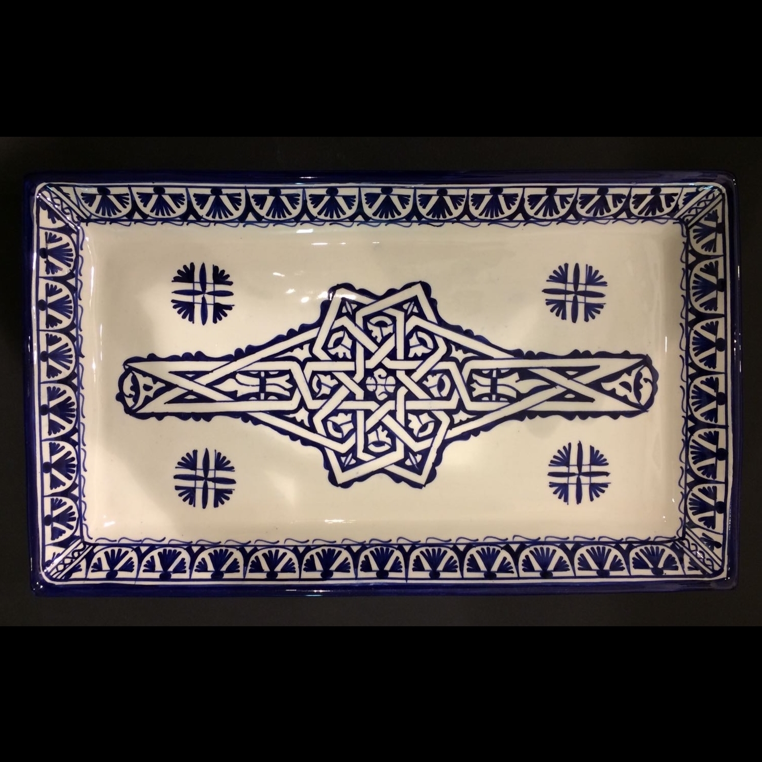 1-OGFEMO-440 Arredo tavola ceramica dipinta a mano servizi personalizzati milano
