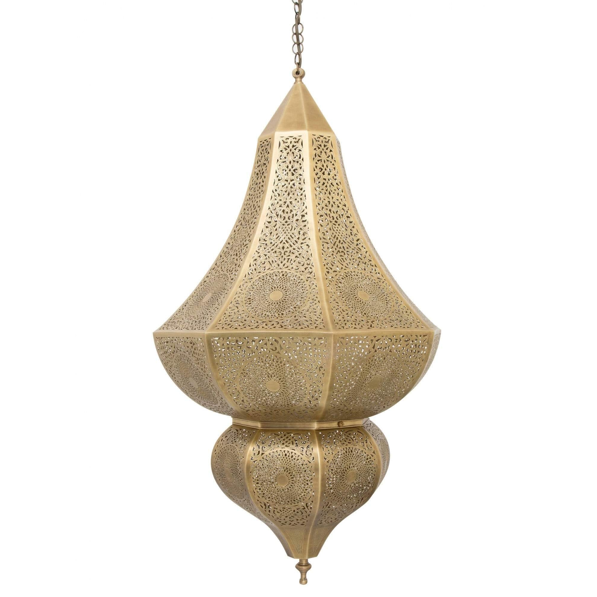 5-LAFEAL-254 Lampadari marocchini etnici lanterne ottone inciso rame milano