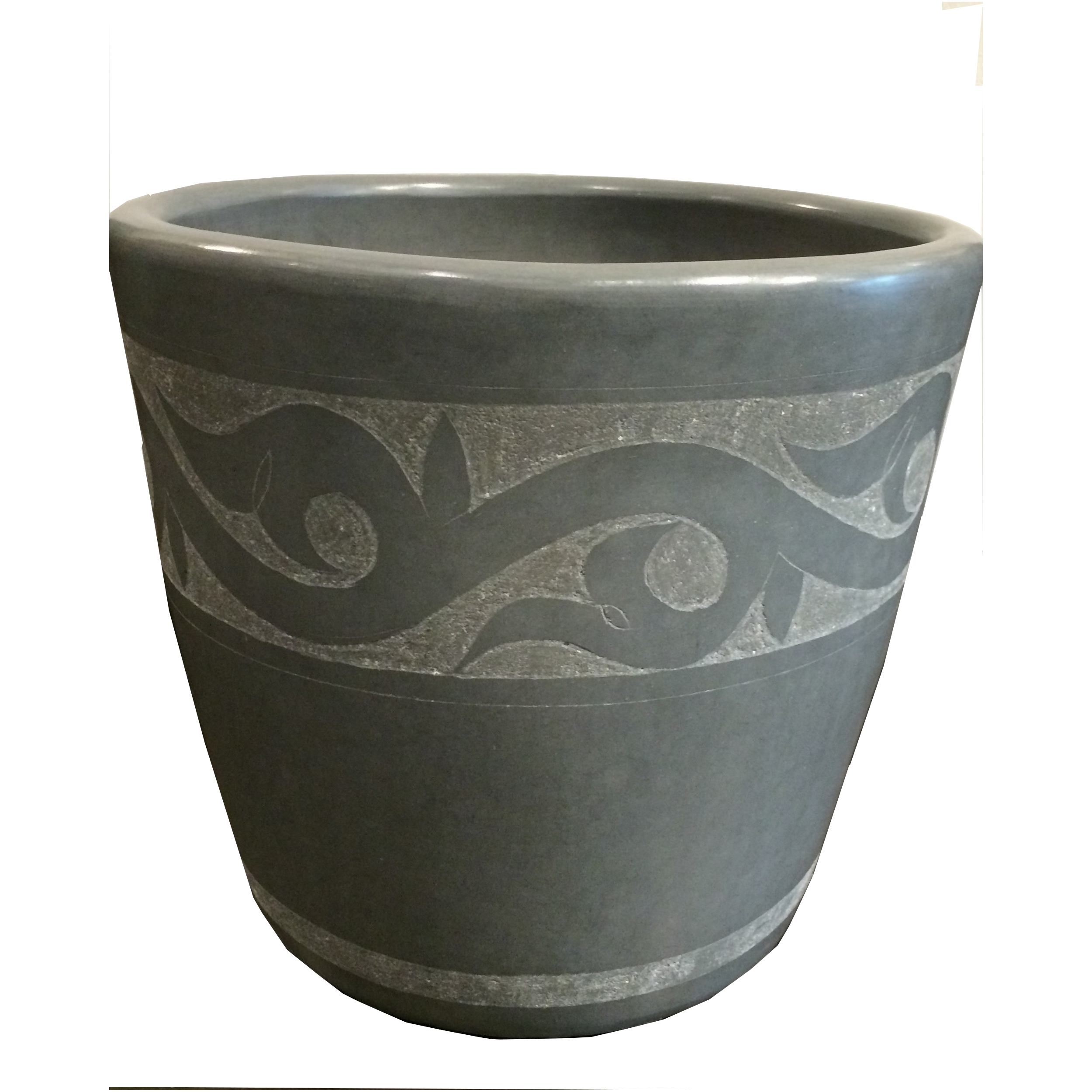 6-VAMARA-450 Vases amphorae planters hand-painted tadelakt mosaic Milan