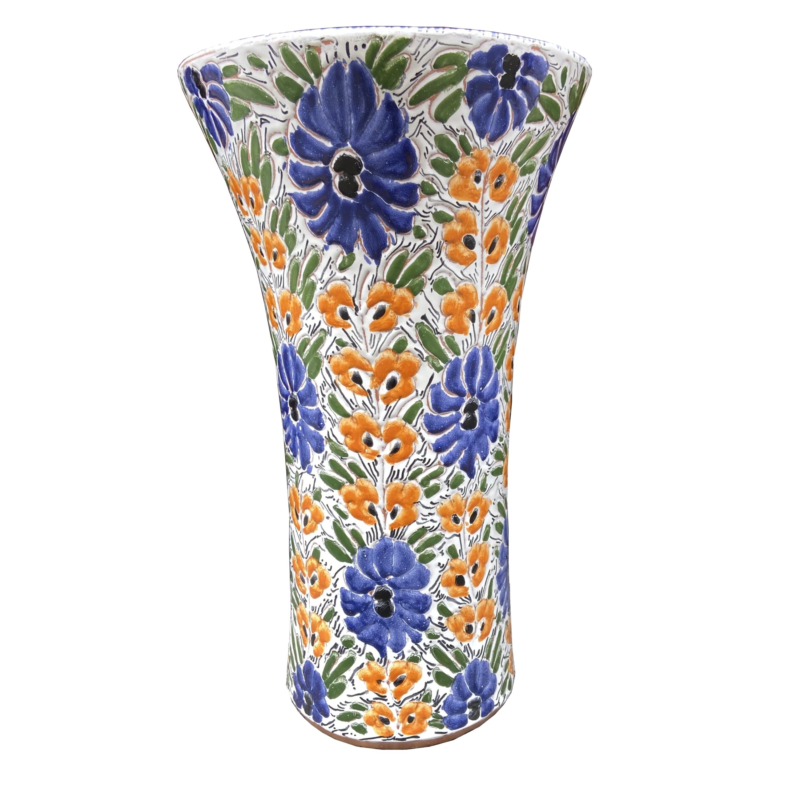 6-VASAAR-145 Vasi anfore ceramica dipinta a mano design personalizzato milano