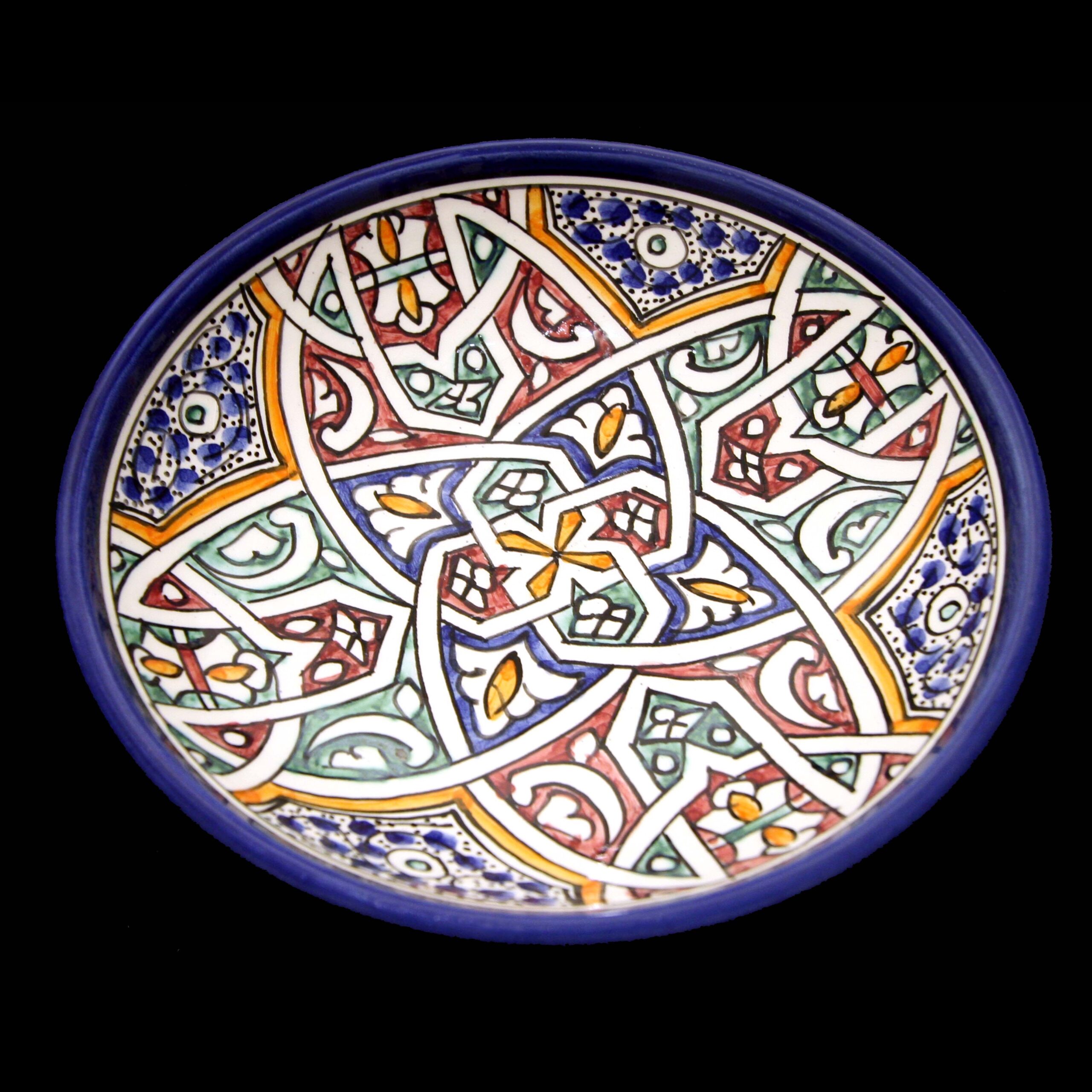 1-OGFEMO-025 Hand-painted ceramic tableware customized services Milan