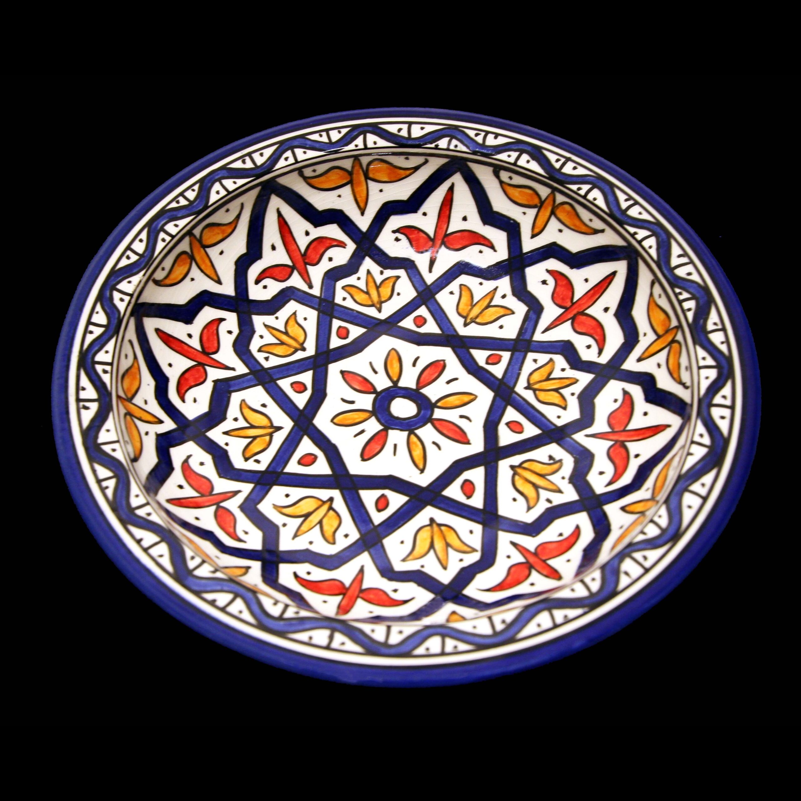 1-OGFEMO-028 Arredo tavola ceramica dipinta a mano servizi personalizzati milano