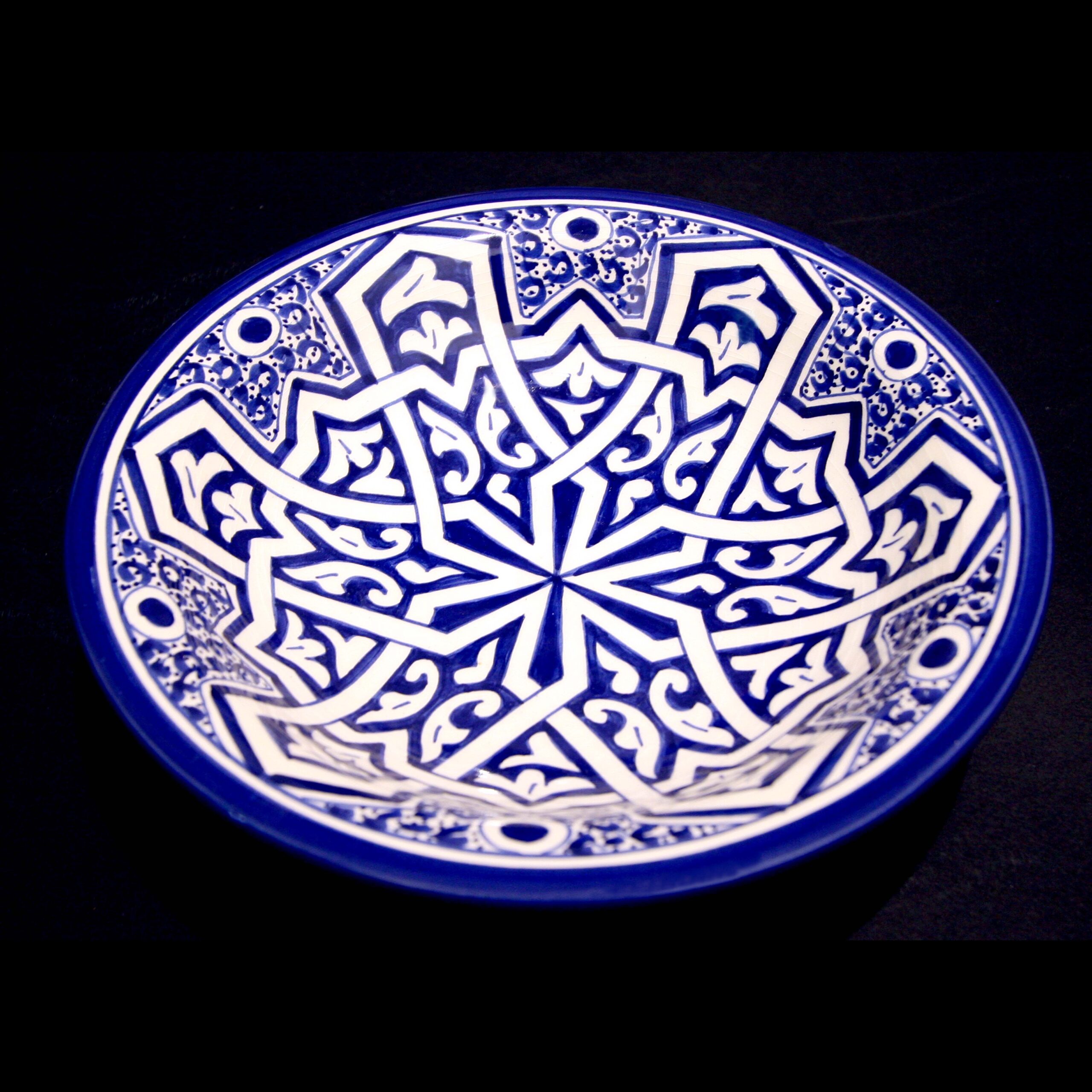 1-OGFEMO-032 Arredo tavola ceramica dipinta a mano servizi personalizzati milano