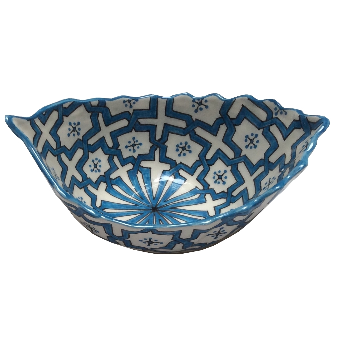 1-OGFEMO-426 Arredo tavola ceramica dipinta a mano servizi personalizzati milano