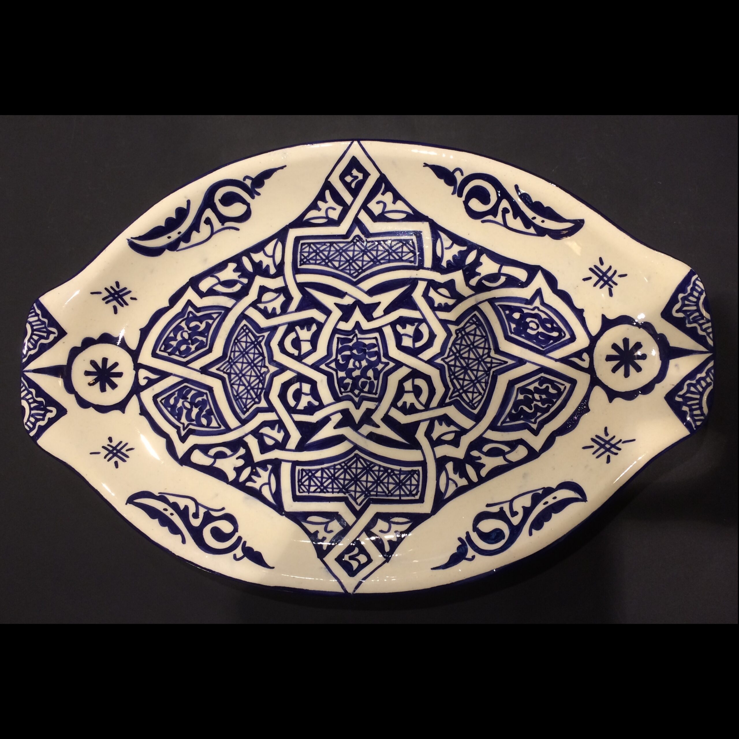1-OGFEMO-442 Arredo tavola ceramica dipinta a mano servizi personalizzati milano