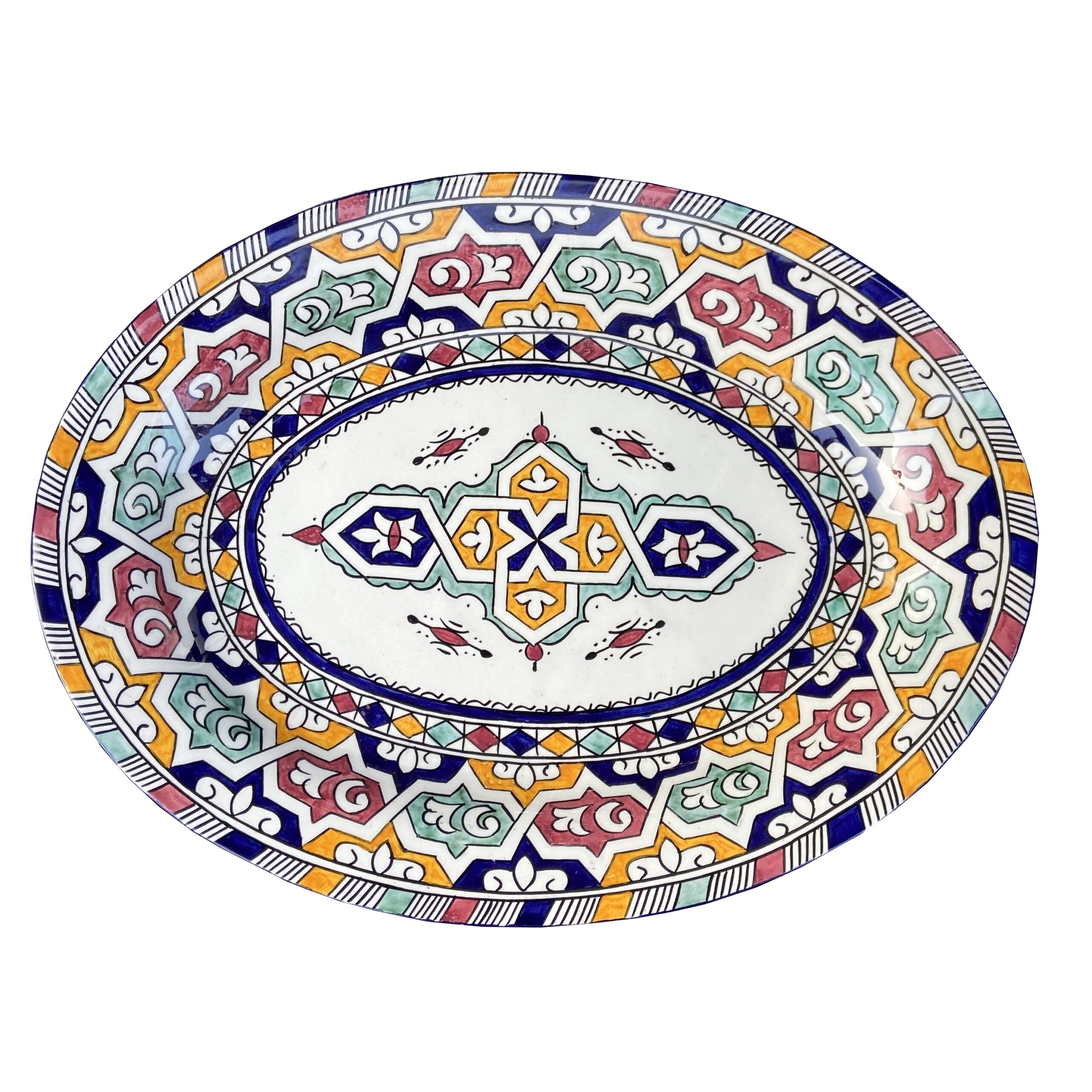 1-OGFEMO-446 Arredo tavola ceramica dipinta a mano servizi personalizzati milano