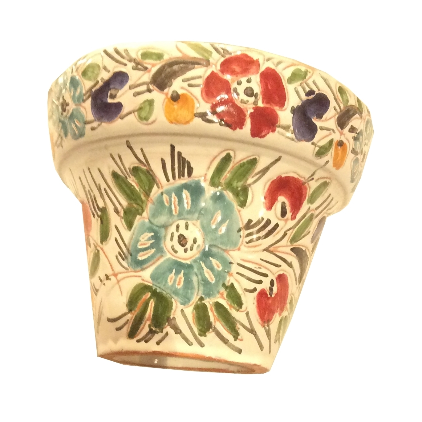 Hand painted ceramic amphora vases custom design Milan