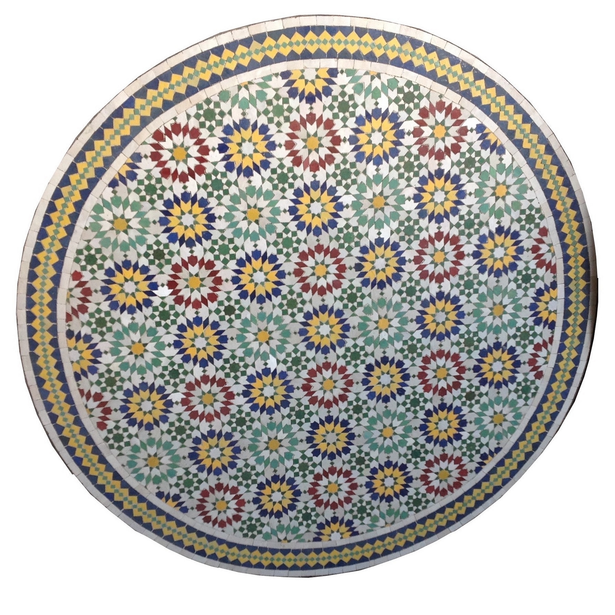 2-TAFEMO-104 Tables panels console tables ceramic mosaic handmade Milan