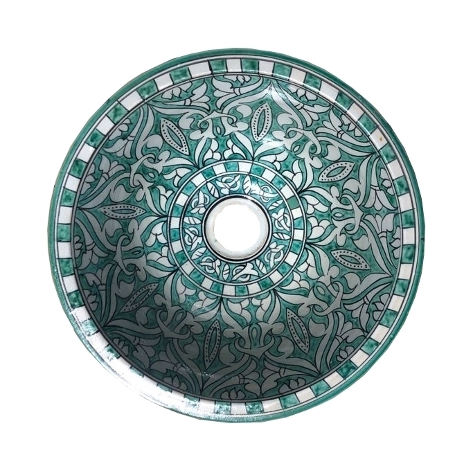 22-FELAIG-124 Custom sinks in hand-painted ceramic or in tadelakt Milan