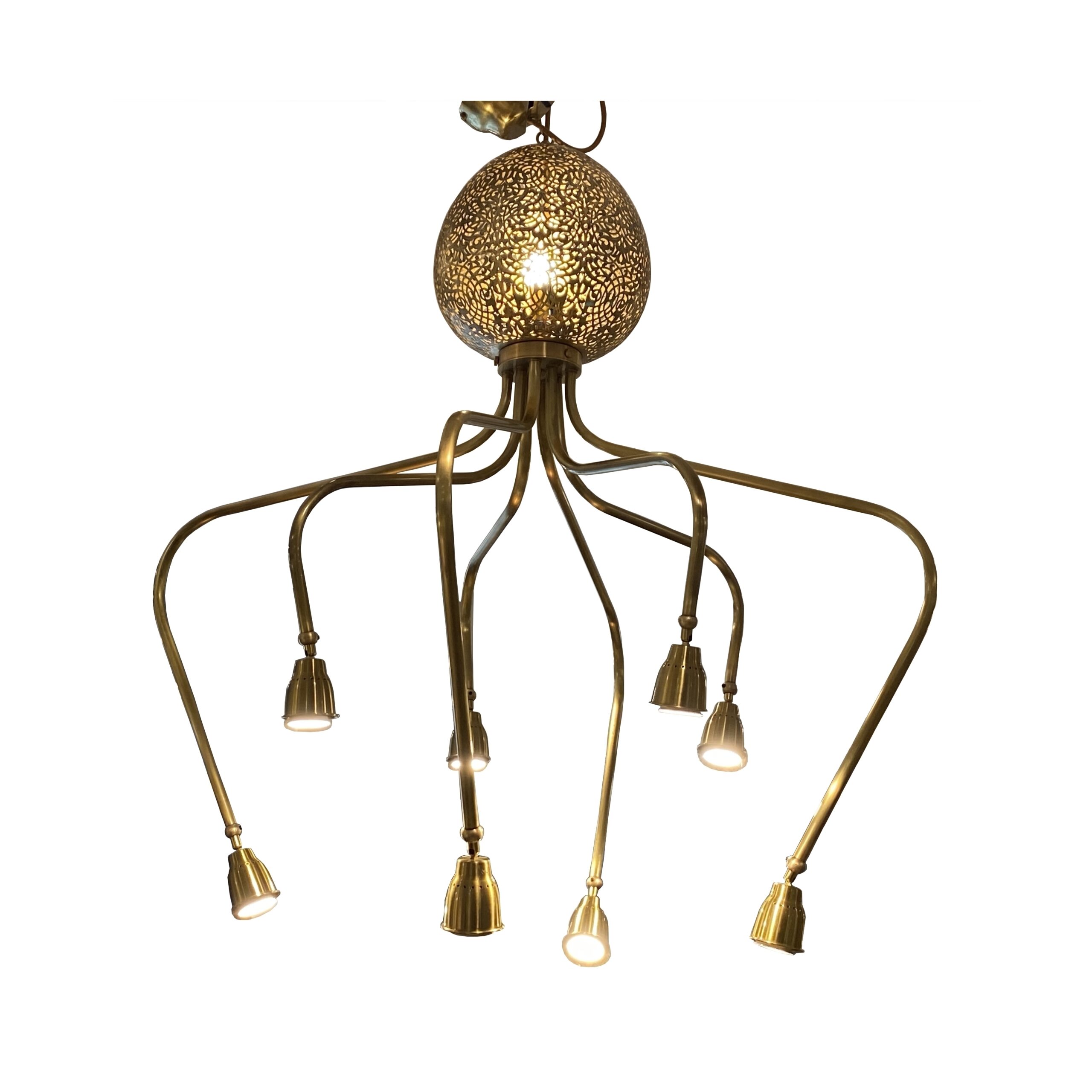 5-LAFEAL-500 Lampadari marocchini etnici lanterne ottone inciso rame milano