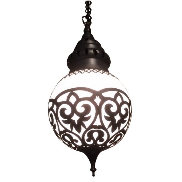 5-LAMAJA-140 Lampadari marocchini etnici lanterne ottone inciso rame milano