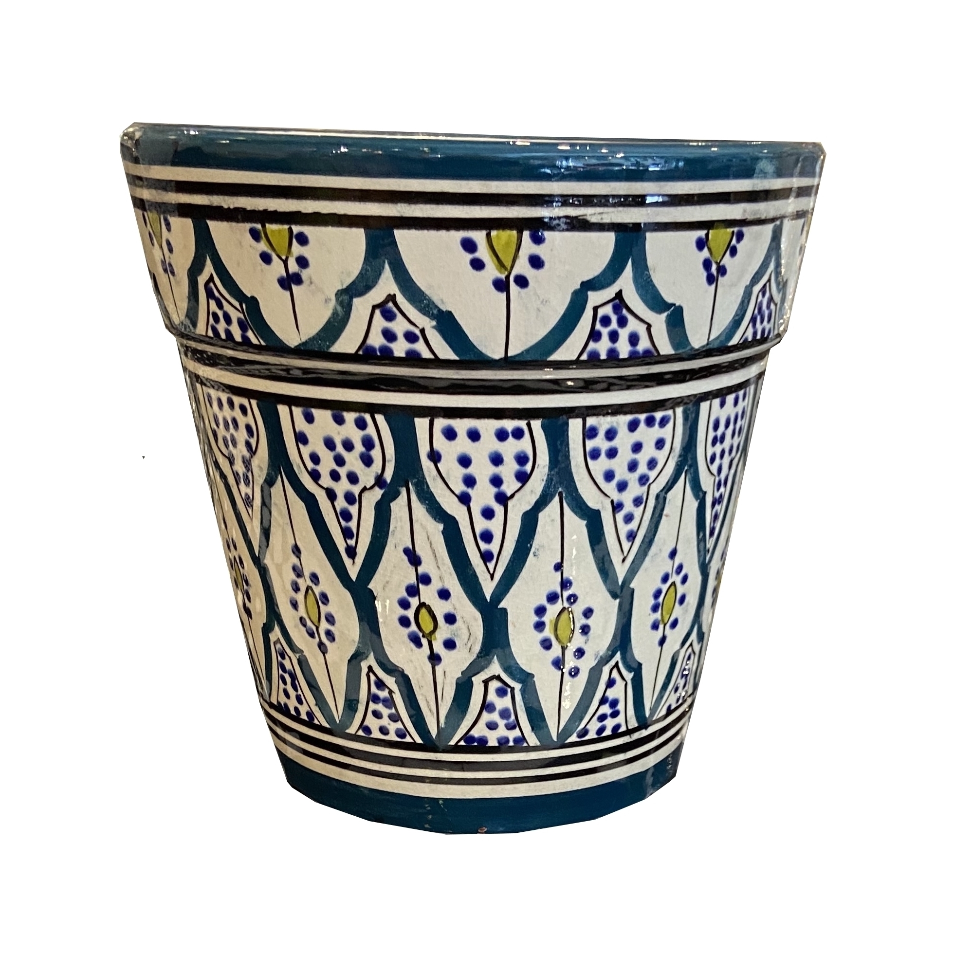 6-VASAAZ-120 Vasi anfore ceramica dipinta a mano design personalizzato milano